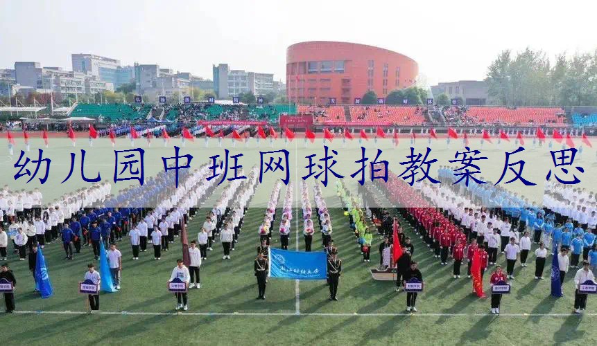 幼儿园中班网球拍教案反思