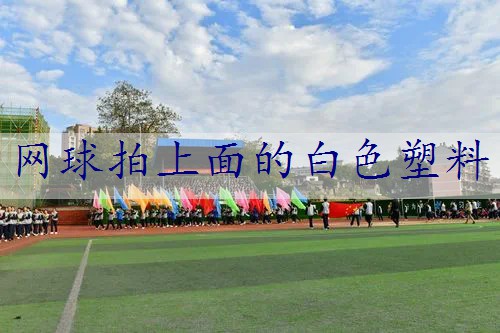 网球拍上面的白色塑料