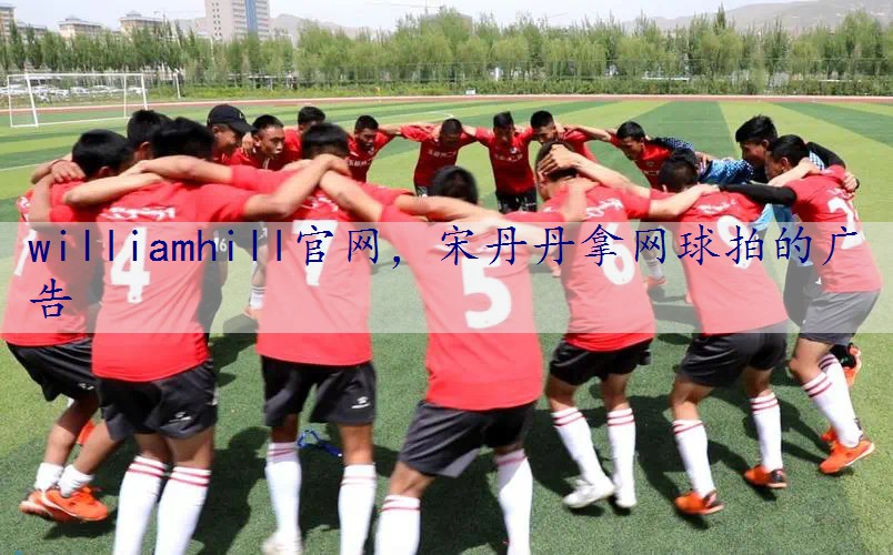 宋丹丹拿网球拍的广告